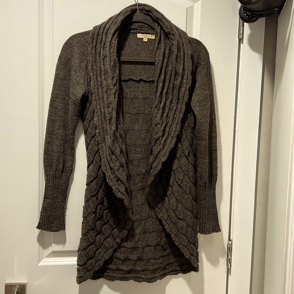 Firenze Italian alpaca wool blend Cardigan